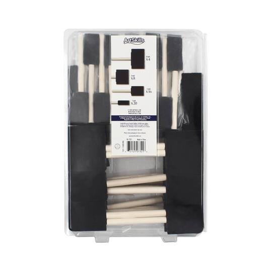 ArtSkills® 48 Piece Variety Foam Brush Set